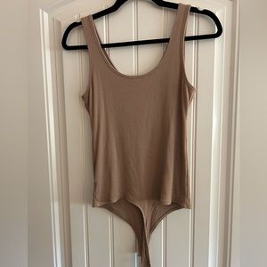 Commando | Nude Ribbed Tank Bodysuit